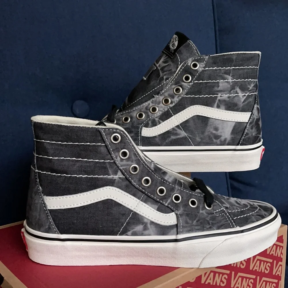 Vans Sk8-Hi Tapered Denim Destroy MENS - Picture 13 of 16